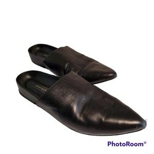 Steven By Steve Madden Mule Women's Size 7M Black Flat Shoe Pointed Toe